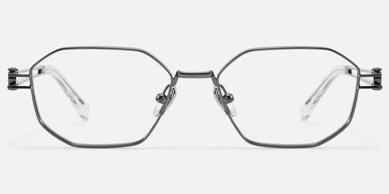 Loos - Geometric Gray Eyeglasses