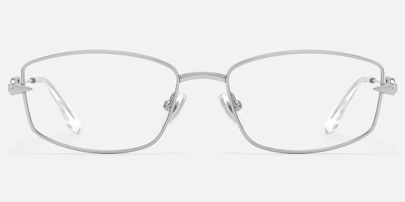 Bladework - Rectangle Silver Eyeglasses