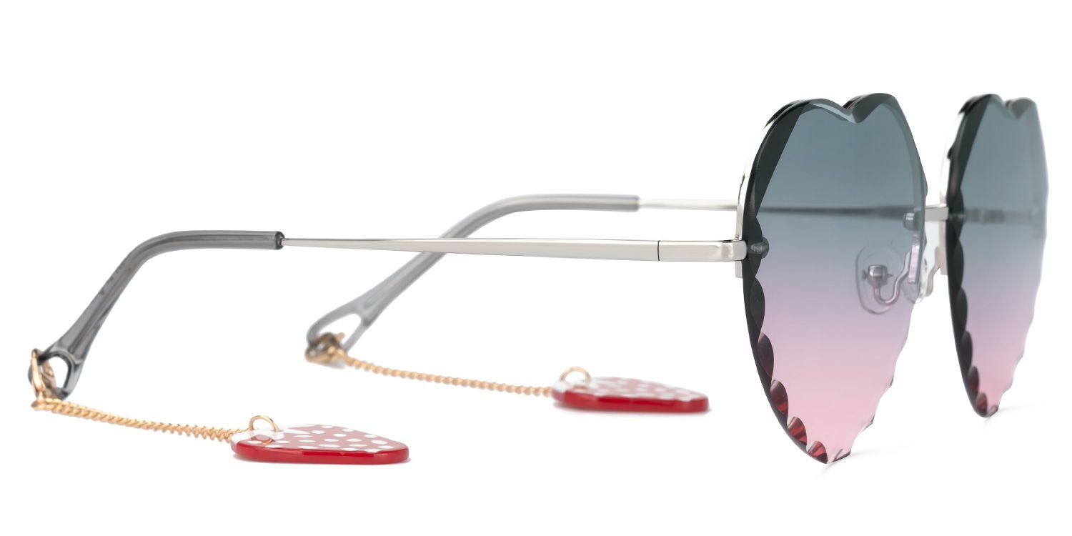 Eligio - Geometric Grey Sunglasses product detail 4