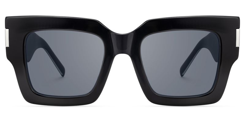 Vaeda - Square Black Sunglasses
