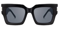 Vaeda - Square Black Sunglasses - 1