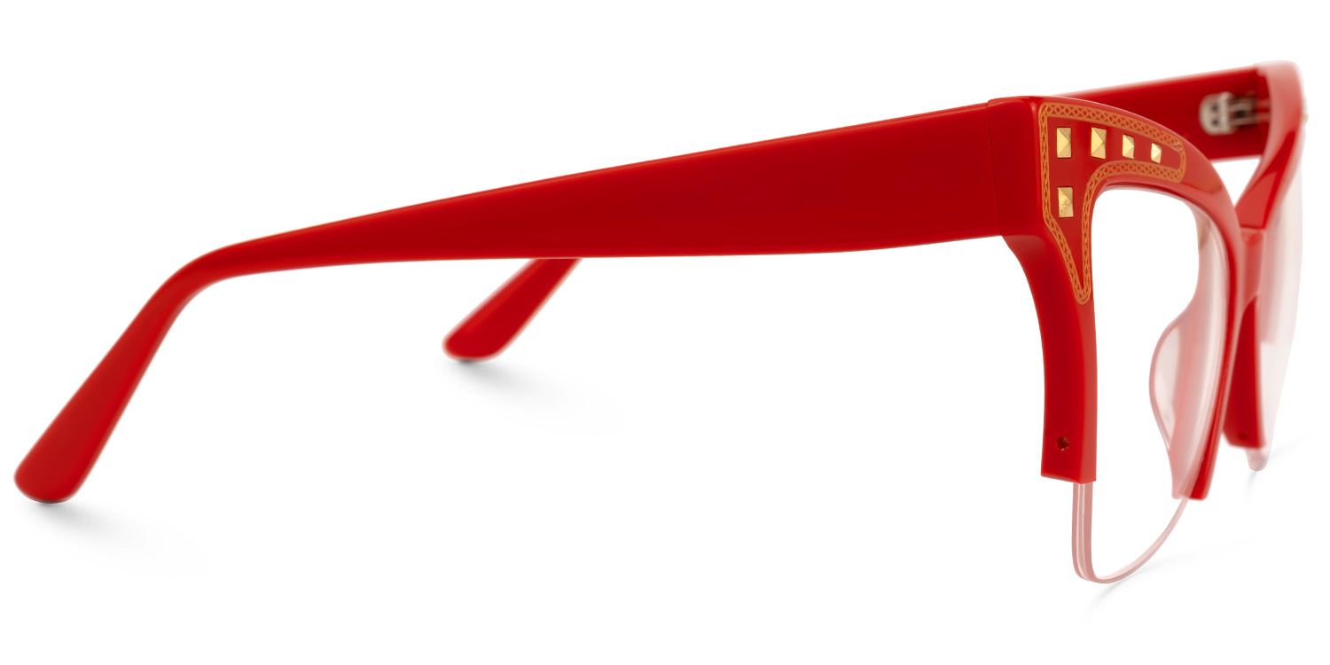 Afolabi - Cat Eye Red Eyeglasses product detail 4