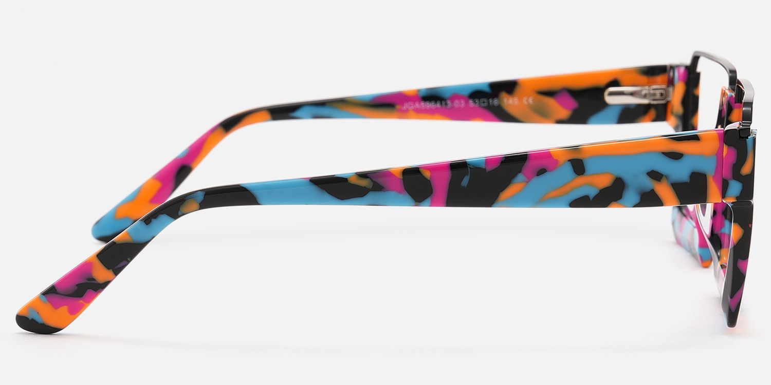 Dardhan - Rectangle Multicolor Eyeglasses product detail 3