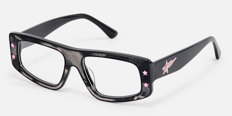 Maeva - Rectangle Black Eyeglasses