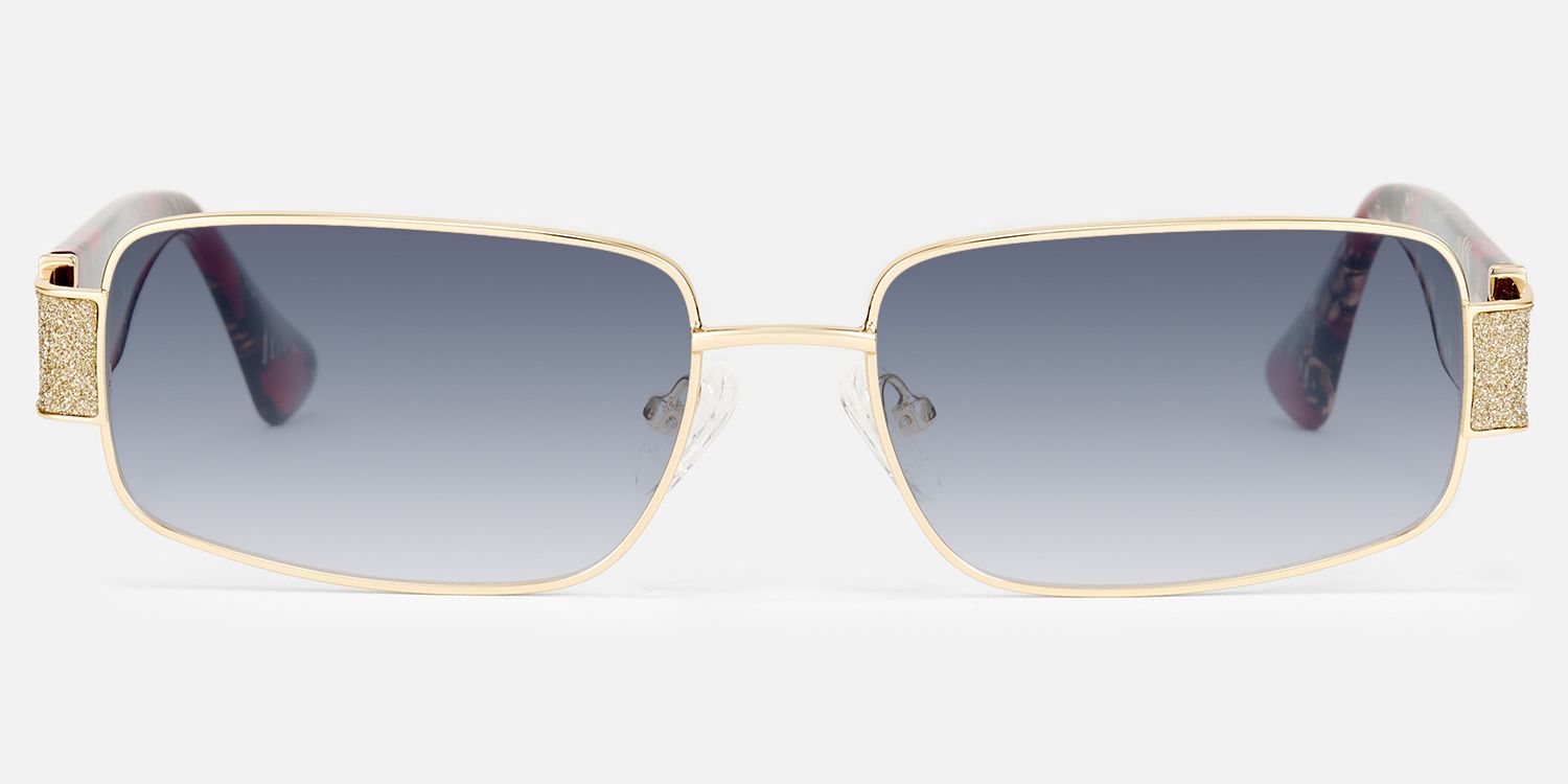 Alexandra - Rectangle Floral Sunglasses product detail 2