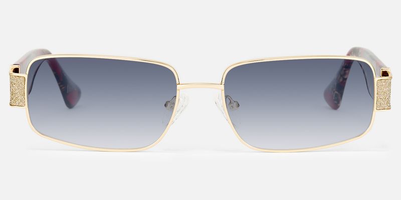 Alexandra - Rectangle Floral Sunglasses