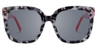 Ellema - Square Tortoise Sunglasses | Vooglam Angle View