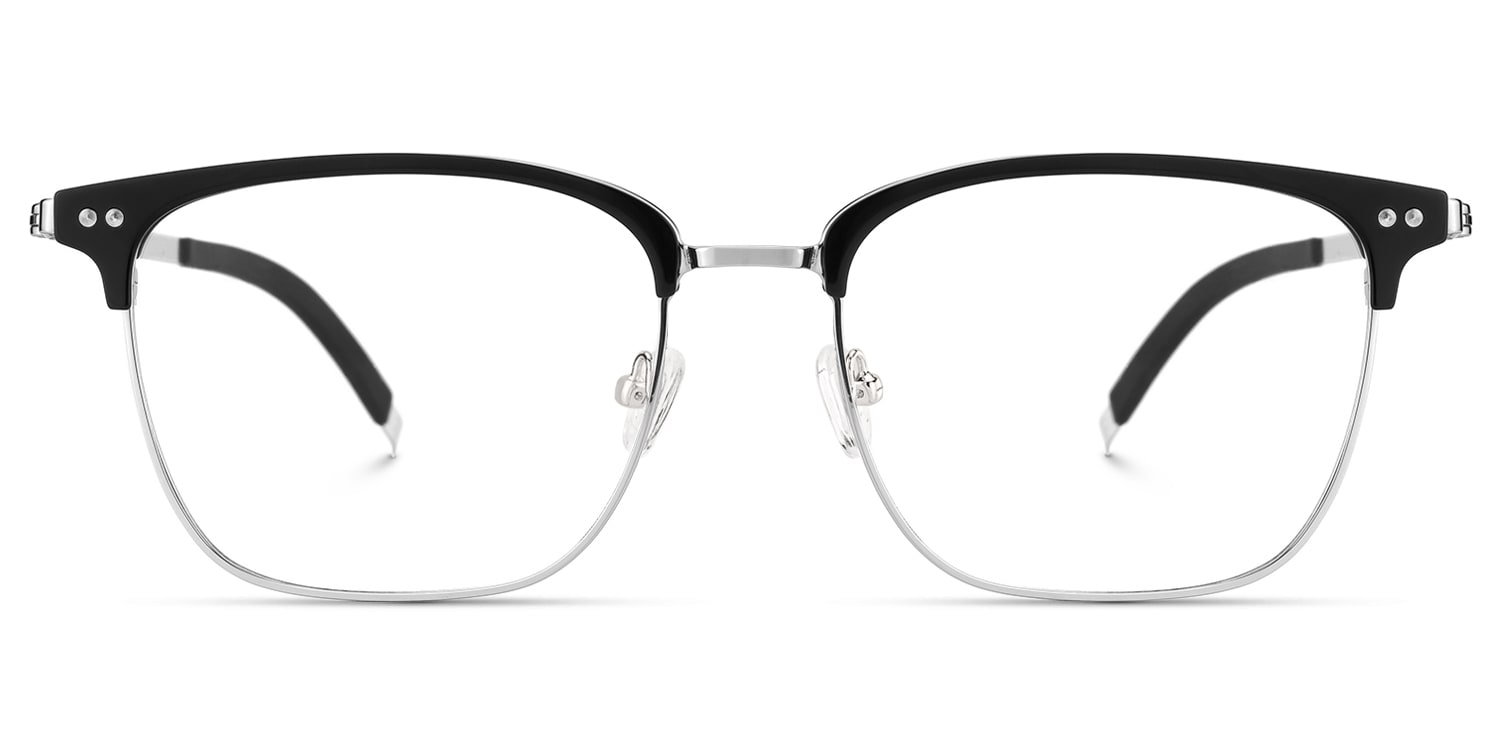 Chord - Rectangle Black Eyeglasses - 1