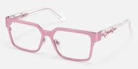 Vector - Rectangle Pink Eyeglasses