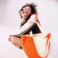 Vooglam Canvas Tote Bag | Vooglam On Model 1