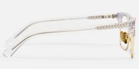 Cosmic - Browline Pattern Eyeglasses | Vooglam Side View