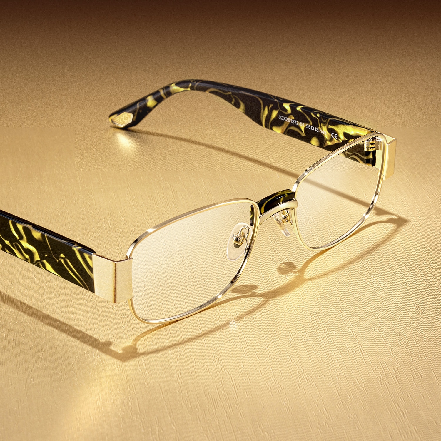 Nyame - Rectangle Black Eyeglasses - 1