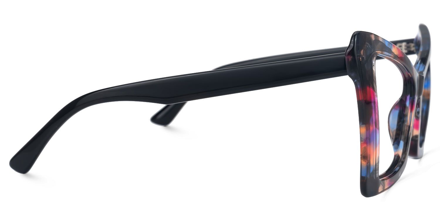 Elidius - Cat Eye Floral Eyeglasses | Vooglam 4