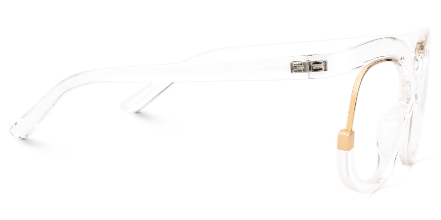 Fredia Avant-Garde Crystal Glasses with Gold Accents | Vooglam 4