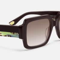 Axis - Burgundy Gradient Tint Sunglasses | Vooglam Design Details