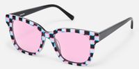 Laisha - Square Pattern Sunglasses