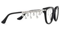 Reverie - Cat Eye Black Eyeglasses | Vooglam 