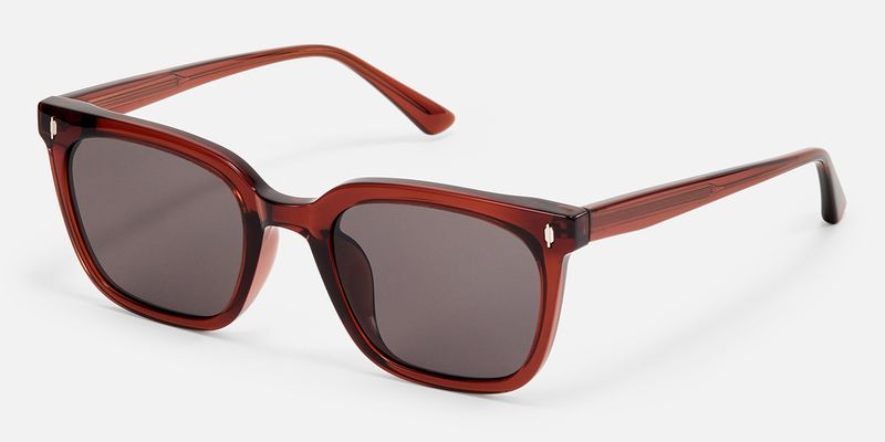 Cosmo - Rectangle Brown Sunglasses