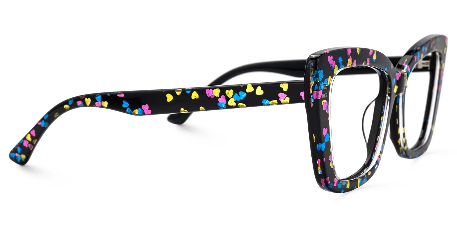 Palesa - Cat Eye Pattern Eyeglasses | Vooglam 4