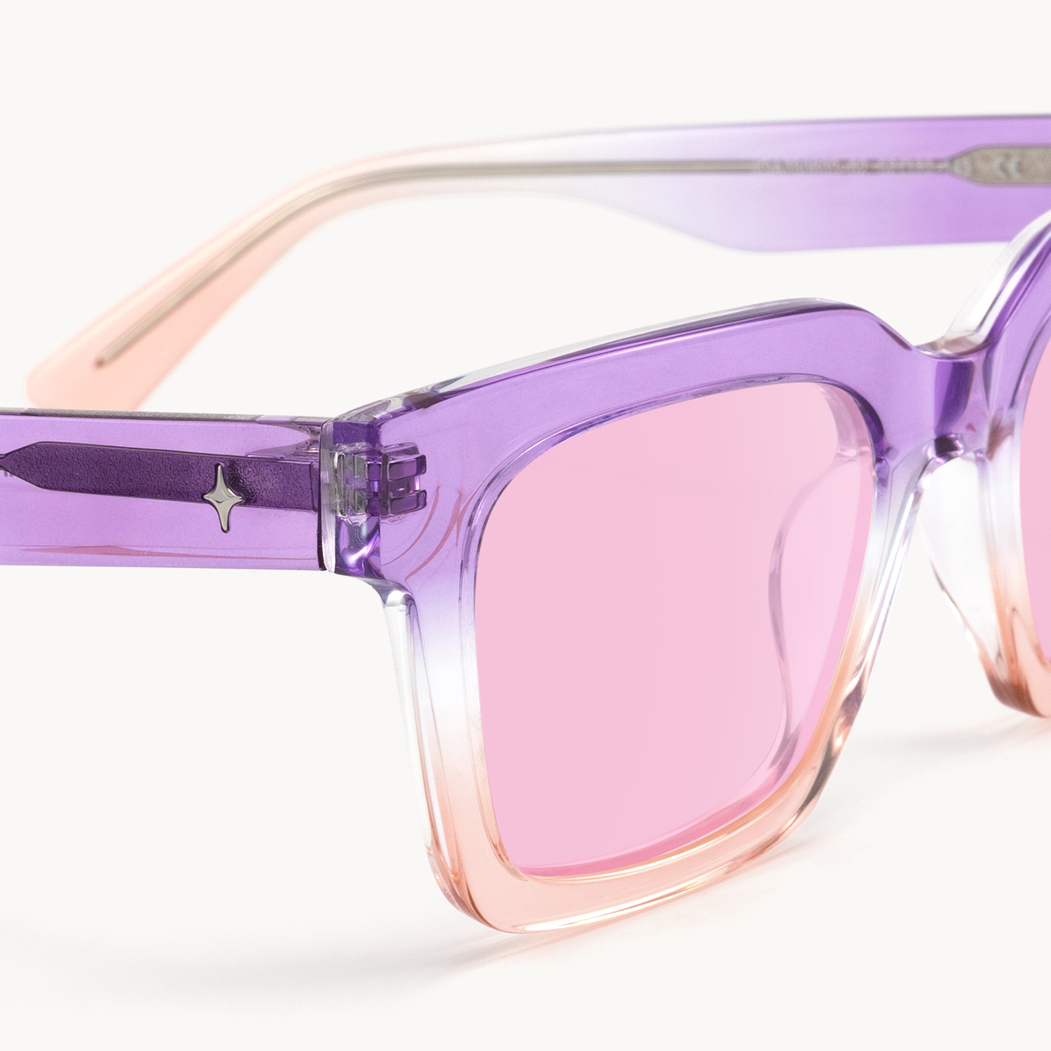 Loop - Square Two-tone Sunglasses - 4