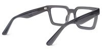 Eilir - Rectangle Grey Eyeglasses | Vooglam Side View