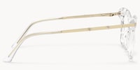 Annie - Clear Rectangle Crystal Frame Eyeglasses - 5
