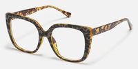 Sargent - Bold Square Camo Statement Glasses | Vooglam Front View