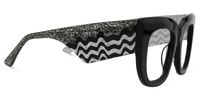 Hakulani - Square Black Eyeglasses | Vooglam 