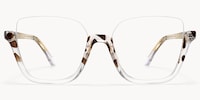 Calanthe - Square Animal/Crystal Eyeglasses - 2