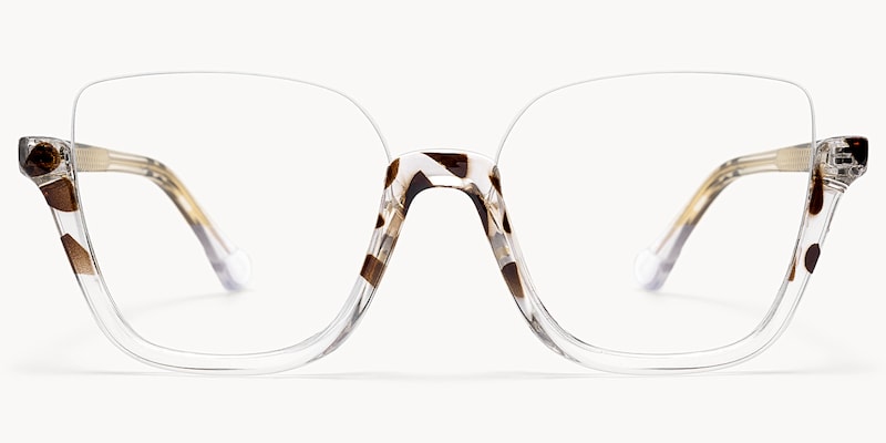 Calanthe - Square Animal/Crystal Eyeglasses