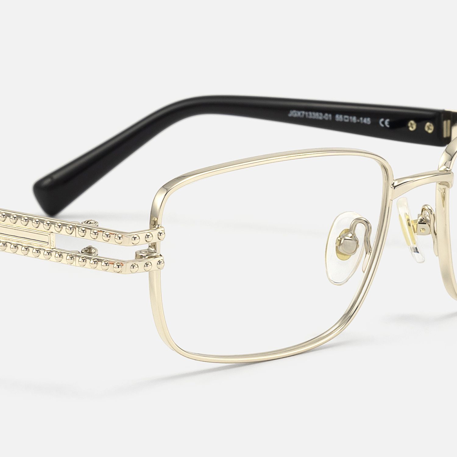 Veyra - Rectangle Gold Eyeglasses product detail 4