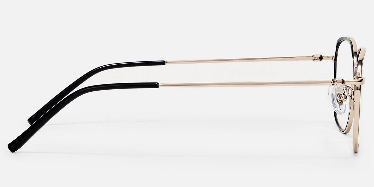 Static - Oval Gold Eyeglasses product detail 3
