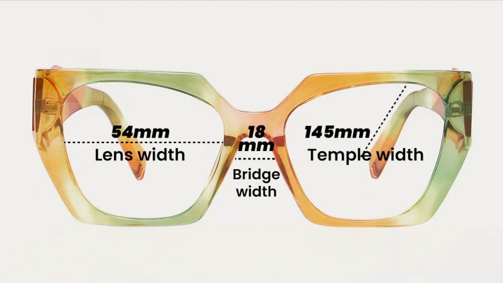 real meaning of numbers on glasses