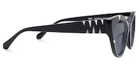 Slay - Cat Eye Black Sunglasses - 4