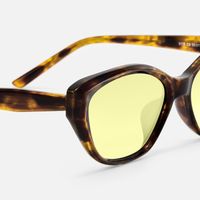 Strata - Geometric Tortoise Sunglasses | Vooglam Design Details