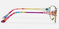 Sakina - Geometric Multicolor Eyeglasses | Vooglam Side View