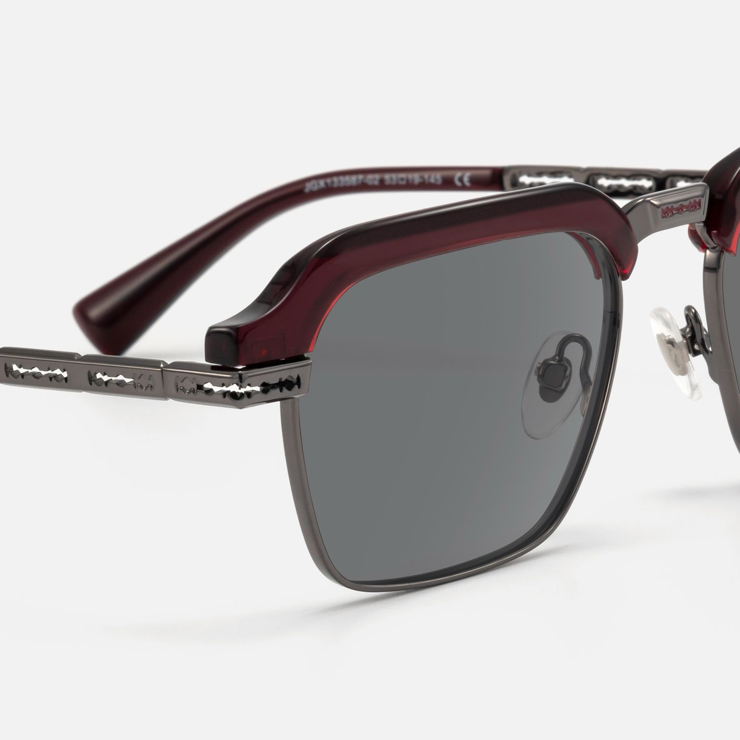 Archive - Rectangle Red Sunglasses product detail 4