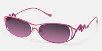 Okinawa - Rectangle Pink Sunglasses