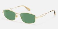 Bladework - Rectangle Gold Sunglasses