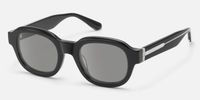 Eerie  - Round Black Sunglasses