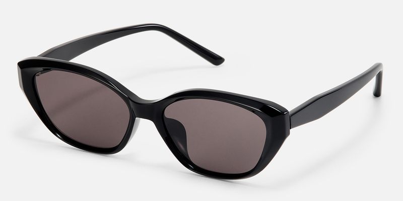Strata - Geometric Black Sunglasses