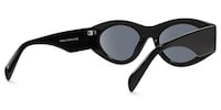 Aura - Cat Eye Black Sunglasses - 3