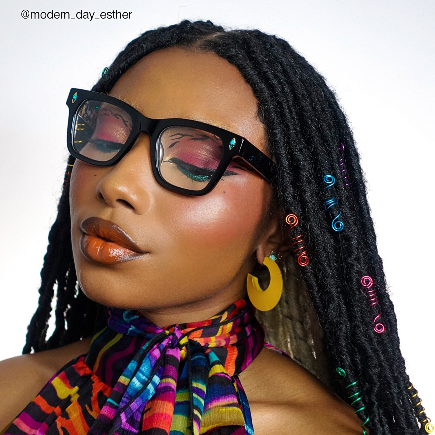 Adinkra - Square Black Eyeglasses