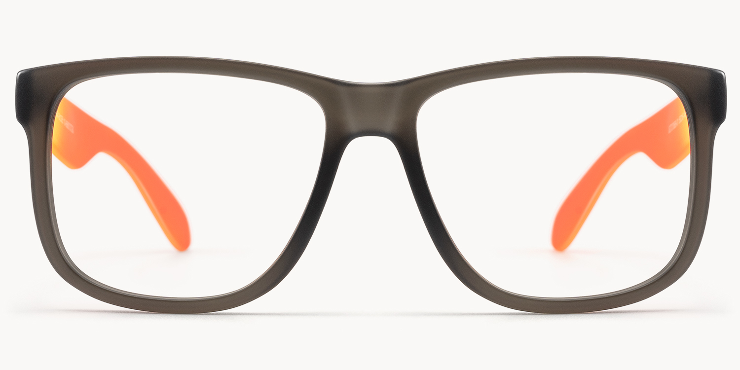Sync - Rectangle Gray Eyeglasses