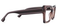 Denicia - Rectangle Brown Eyeglasses | Vooglam