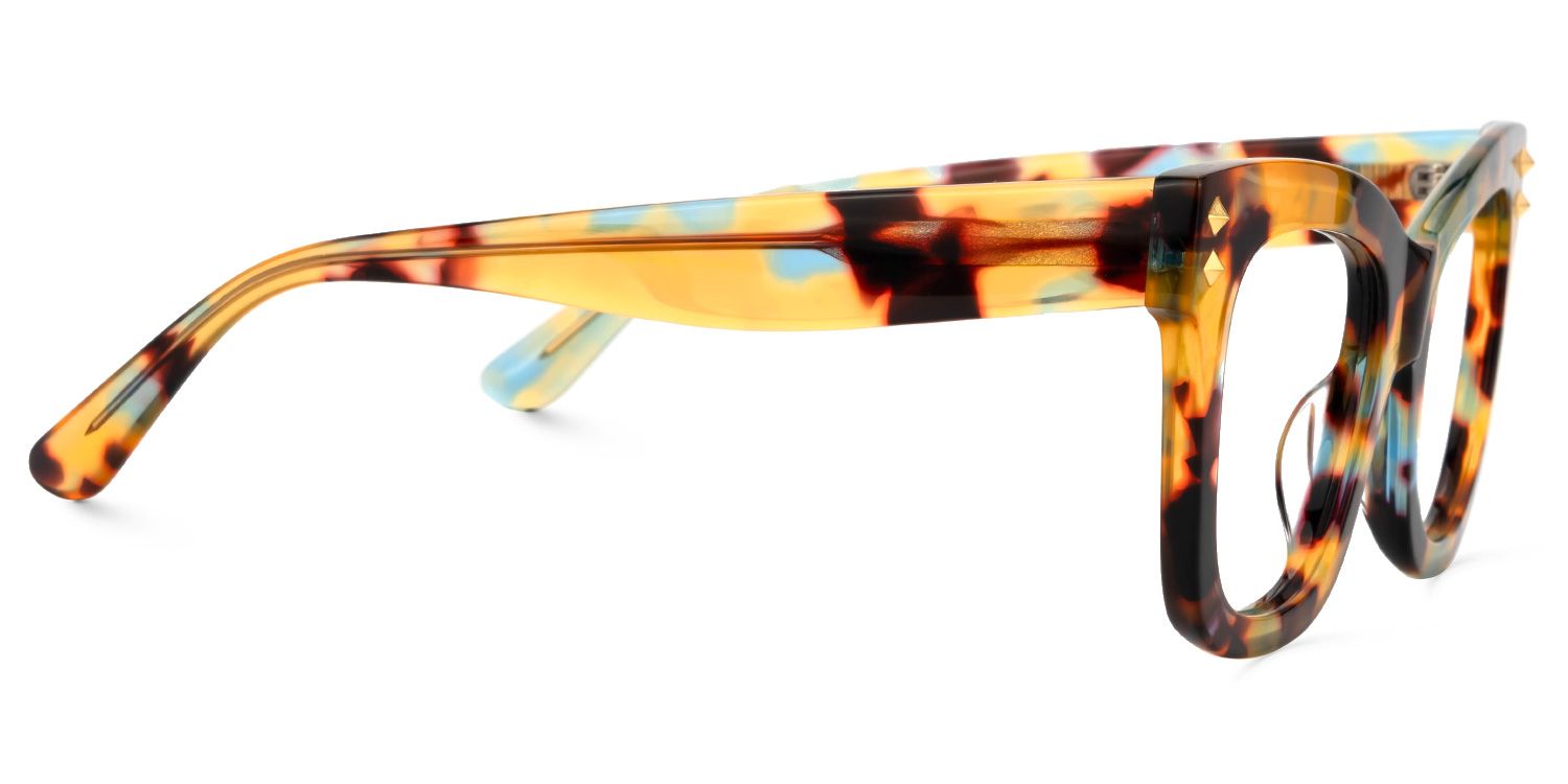 Faustyna - Square Tortoise Eyeglasses product detail 4