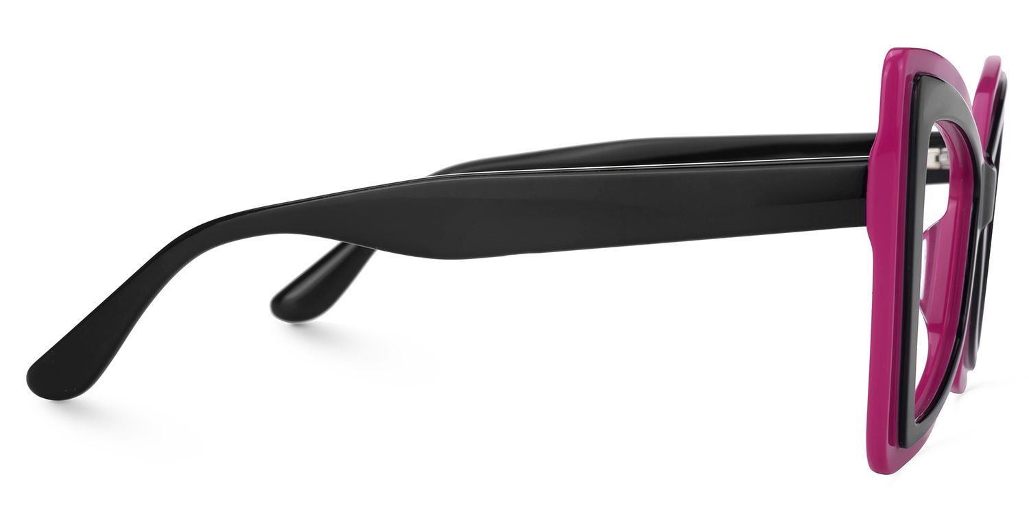 Elpi - Butterfly Purple/Black Eyeglasses | Vooglam 4