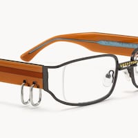 Riff - Rectangle Grey Eyeglasses - 4