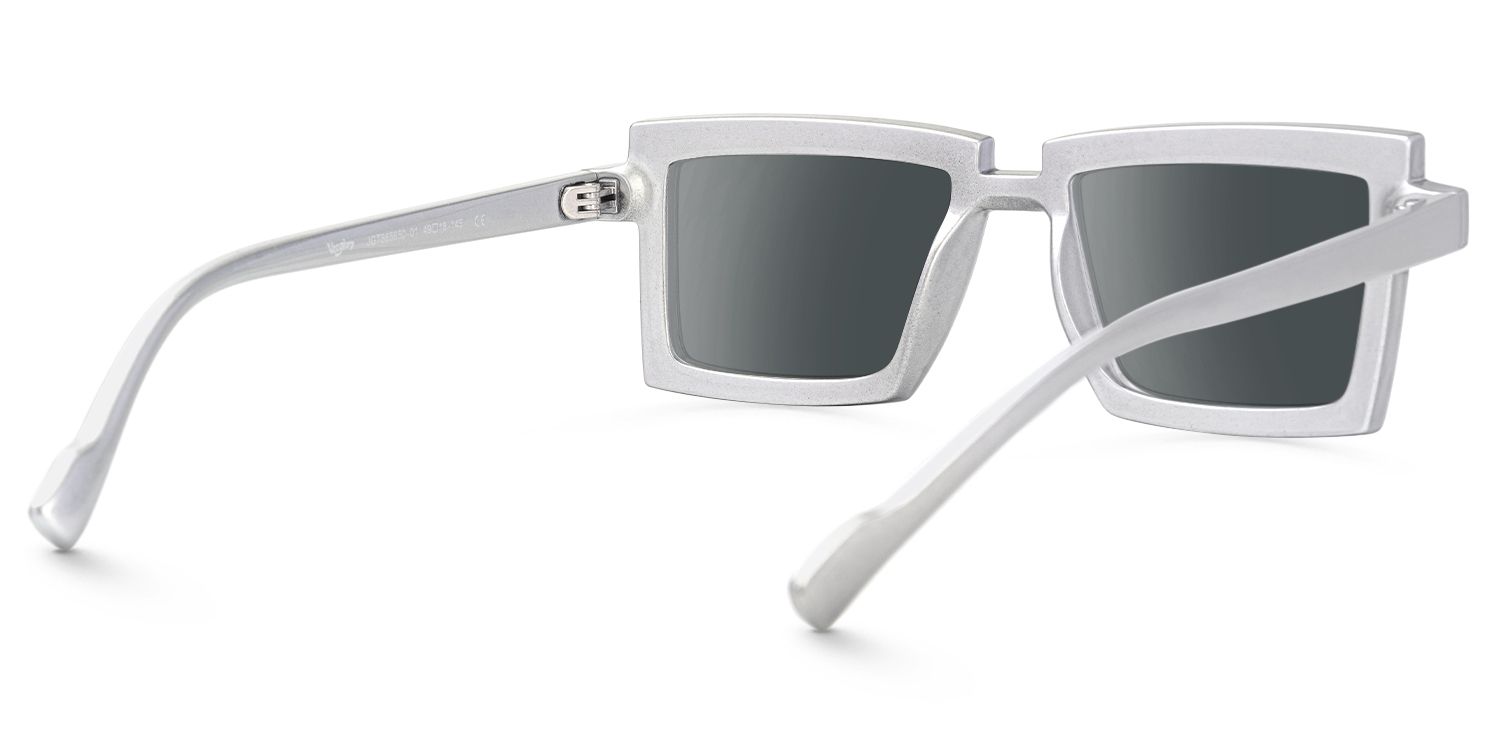 Pandeia - Rectangle Silver Sunglasses product detail 3