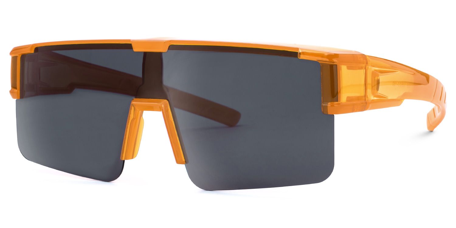 Nadim - Aviator Orange Fit Over Sunglasses | Vooglam Front View